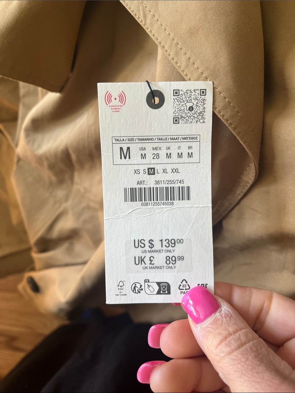 VIRAL NEW ZARA
Water-Repellent Trench Coat
TOFFEE SIZE XS and M
🚨NO DISCOUNT - Picture 7 of 11